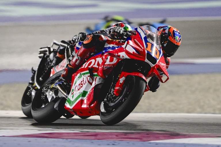 In einer anderen Dimension: Luca Marini steigerte sich wie alle Honda-Piloten