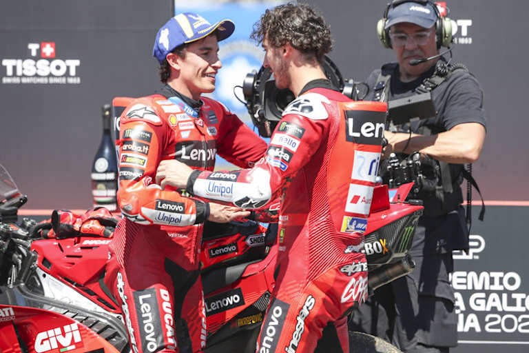 Marc Márquez und Francesco Bagnaia