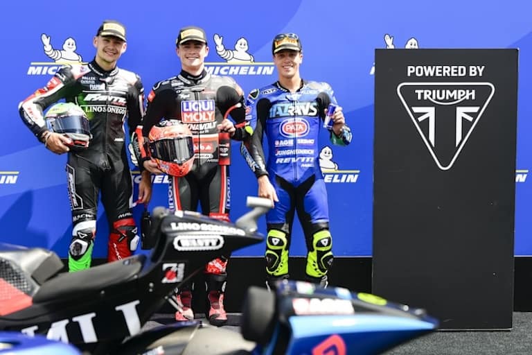 Die Top-3 des Moto2-Q2: Gonzalez mit Baltus und Moreira