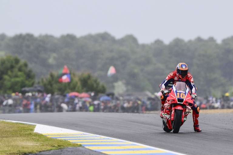 Der HRC-Pilot wechselte zwei Mal das Bike