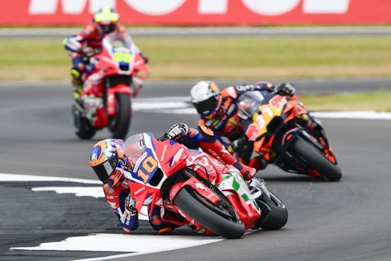 Auch 2025 noch keine Spitzenergebnisse: Marini auf der Werks-Honda-RC213V