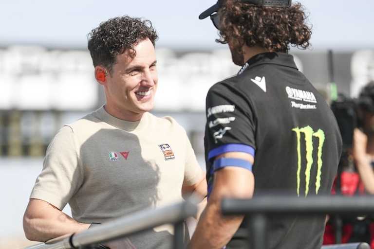 TV-Experte Pol Espargaro mit Alex Rins
