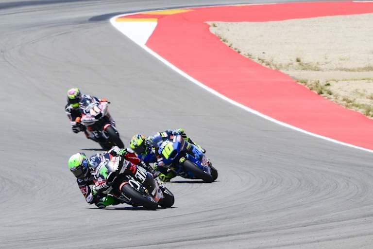 Etappenziel erreicht: Baltus (#7) führte das Moto2-Rennen lange an