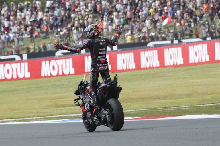 Bezzecchi bewies auch in Assen die Konkurrenzfähigkeit der Aprilia