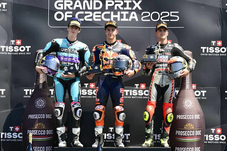 Die erfolgreichsten Piloten beim Moto3-Comeback in Brünn: Rueda, Quiles, Munoz