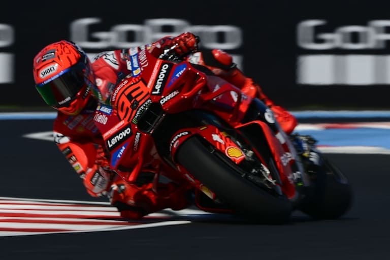 Marc Marquez fuhr einem souveränen Sieg entgegen