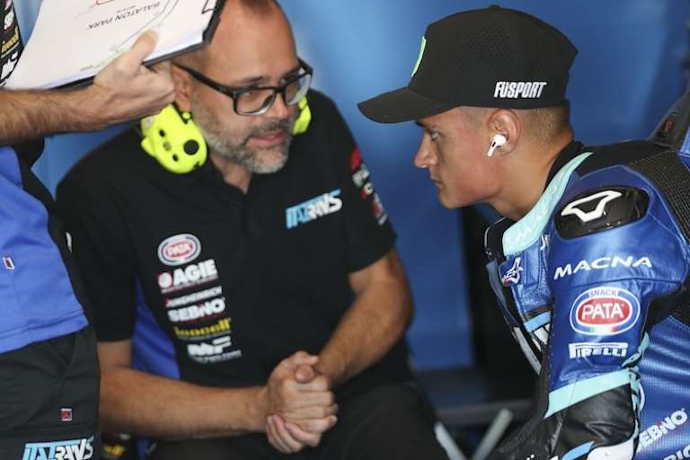 Moto2-Rookie Adrian Huertas fährt um den Verbleib bei Italtrans