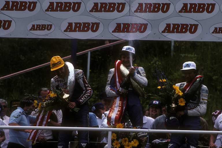 Österreich-GP 1985: Platz 2 hinter Fausto Gresini