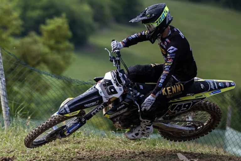 Tom Gyon holte die ersten WM-Punkte in der MXGP für Triumph