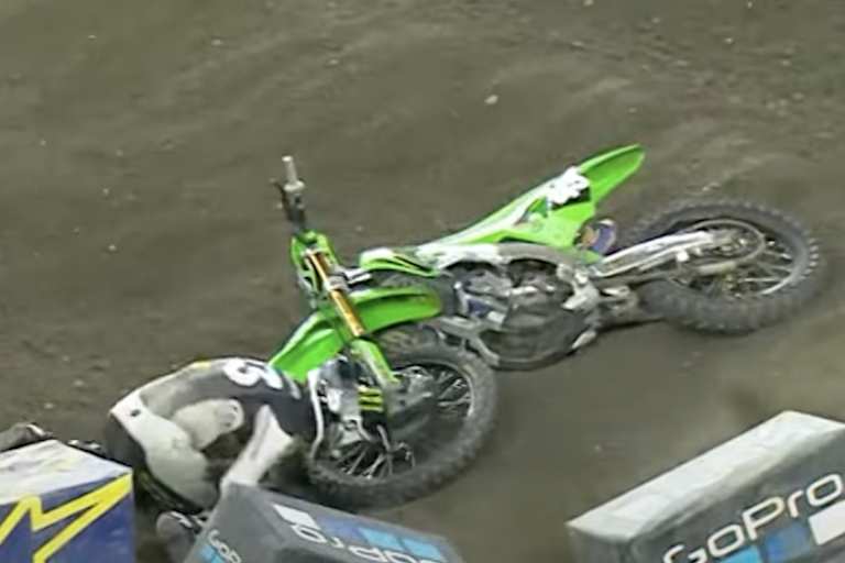 Seth Hammaker stürzte in den Whoops