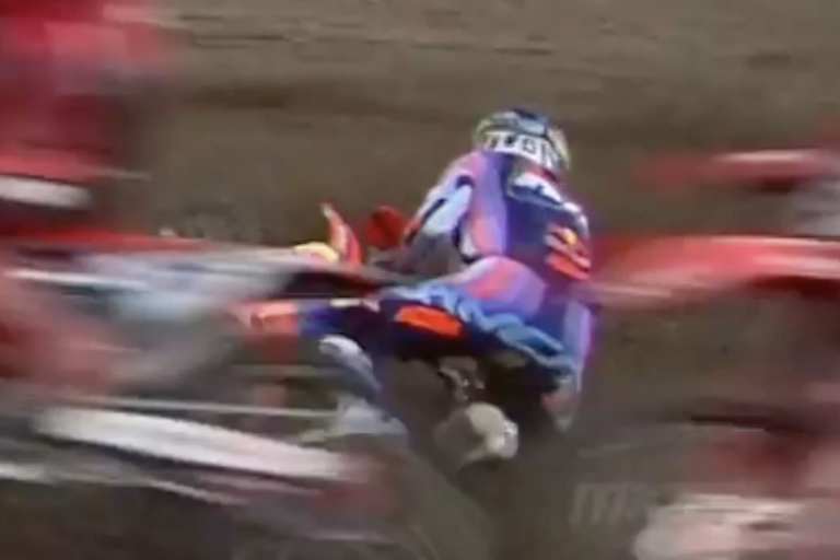 Jeffrey Herlings stürzte in der zweiten Kurve