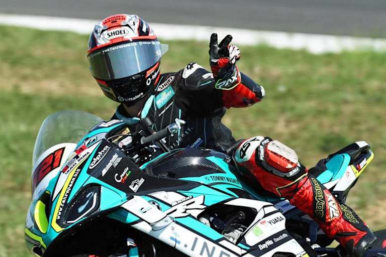 Patrick Hobelsberger in Fahrt