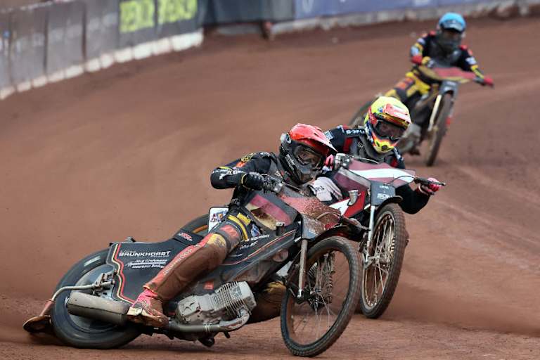 Kai Huckenbeck (vorne) zeigte eine starke Leistung