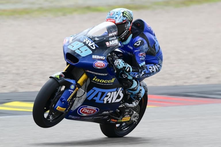 Adrian Huertas auf der Moto2-Maschine