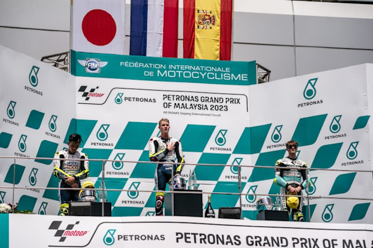 Sepang 2023: Erstmals nach 33 Jahren wurde für einen GP-Sieger wieder die niederländische Hymne gespielt