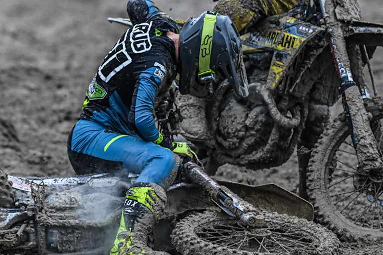 Auch Jan Krug hatte Sturzpech