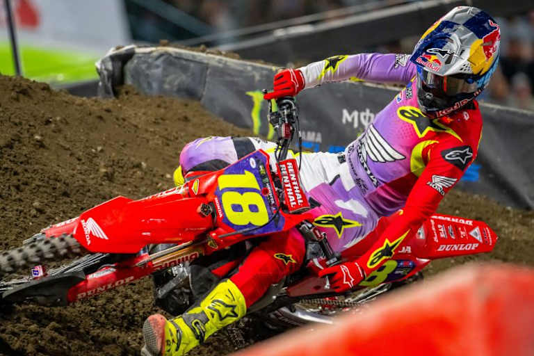 Jett Lawrence dominierte das Event von Detroit