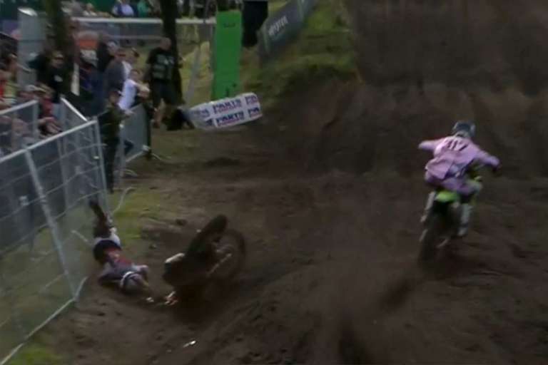 Simon Längenfelder fliegt in der letzten Runde ab, Mathis Valin geht vorbei