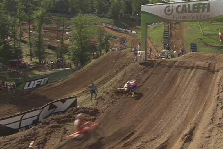Simon Längenfelder stürzte im zweiten Lauf