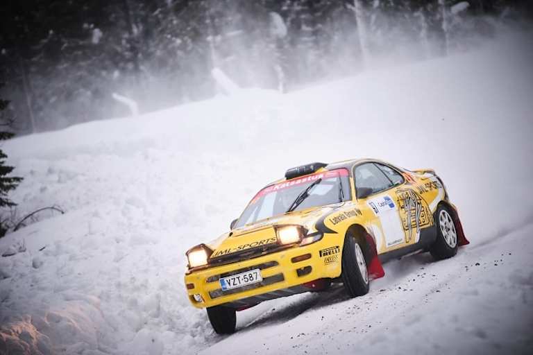 Jari-Matti Latvala im privaten Toyota Celica