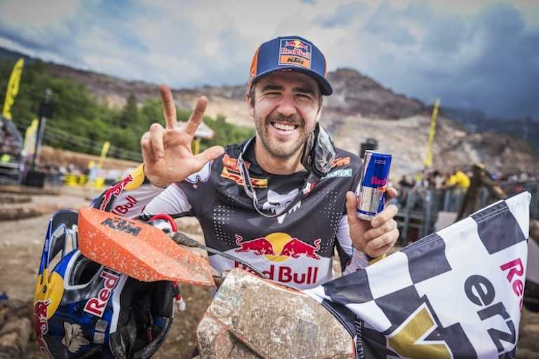 Manuel Lettenbichler setzte sich zum dritten Mal in Folge im Erzbergrodeo durch