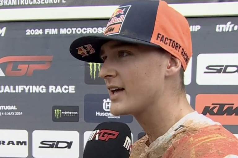 Liam Everts gewann das Qualifikationsrennen in Agueda