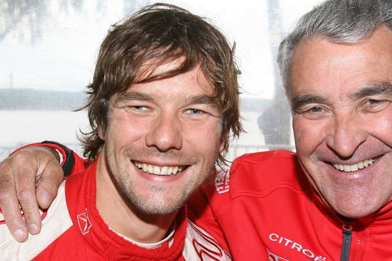 Sévastien Loeb und sein Mentor Guy Fréquelin