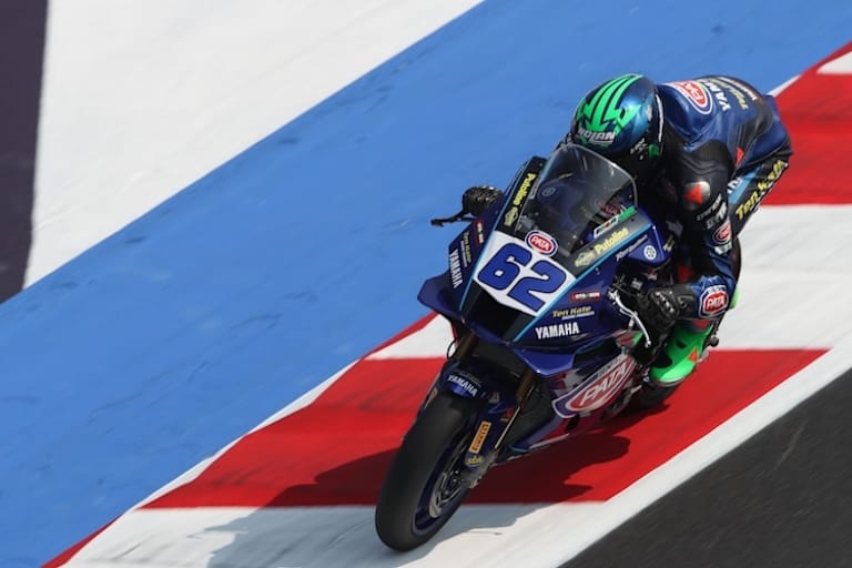 Stefano Manzi startet bei den Rennen in Misano aus der vierten Startreihe