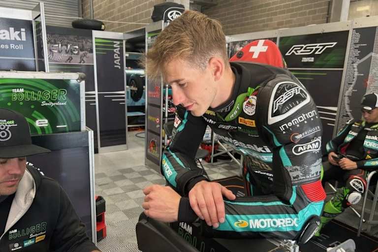 Marcel Brenner fuhr für Bolliger die schnellste Qualifyingzeit