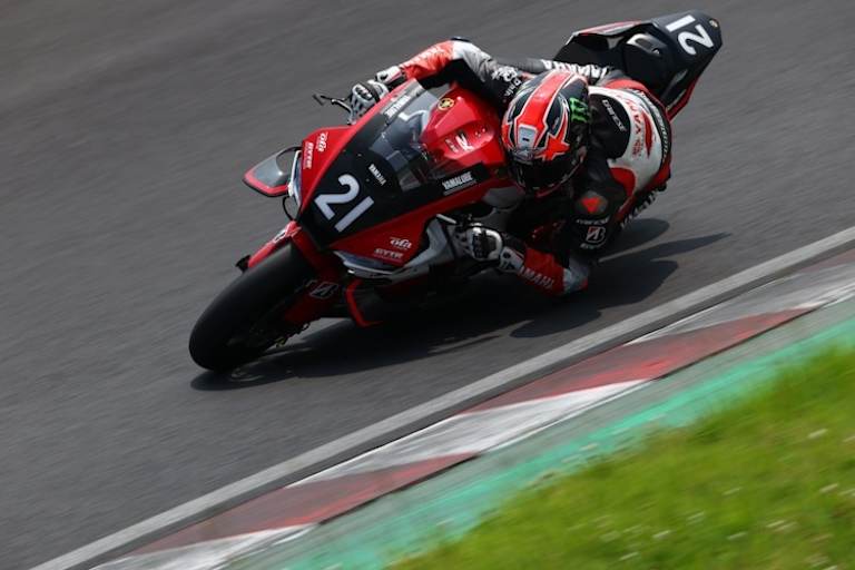 Jack Miller auf seiner Yamaha R1