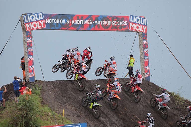 Erste Auffahrt nach dem Start