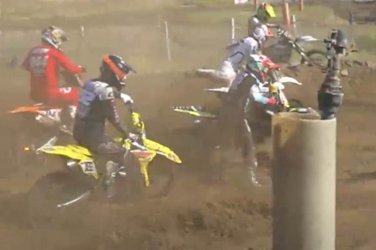 Max Nagl stürzte und musste eine Aufholjagd starten