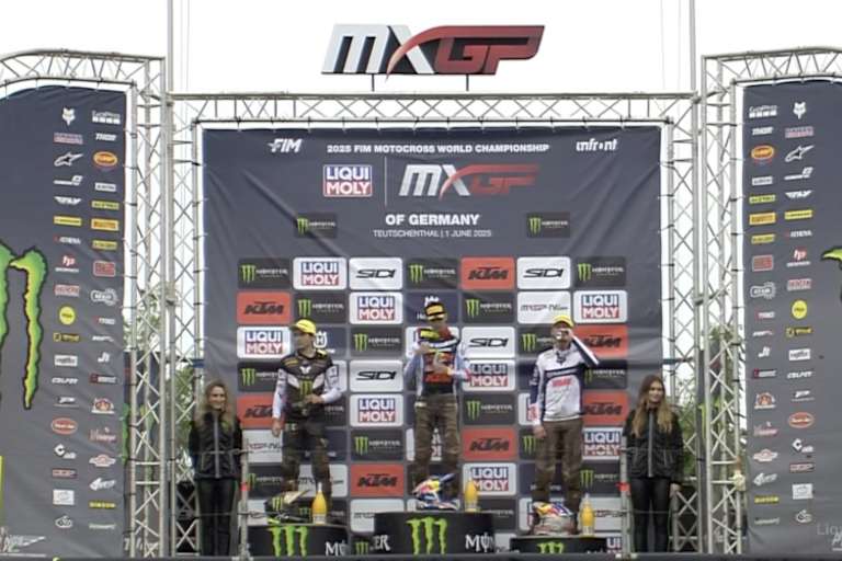 MX2-Podium im Talkessel