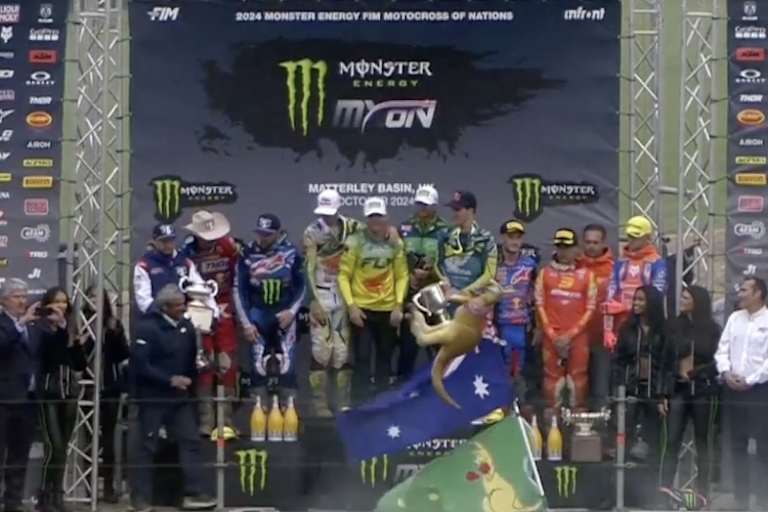 Team Australien gewann 2024 das Motocross der Nationen