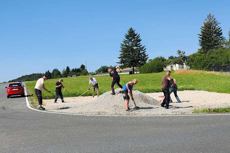 Ohne Helfer geht nichts