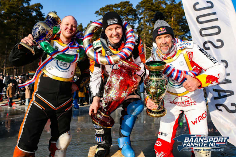 Die Top-3 in Hammer (v.l.): Sebastian Reitsma, Lukas Hutla und Franz Zorn