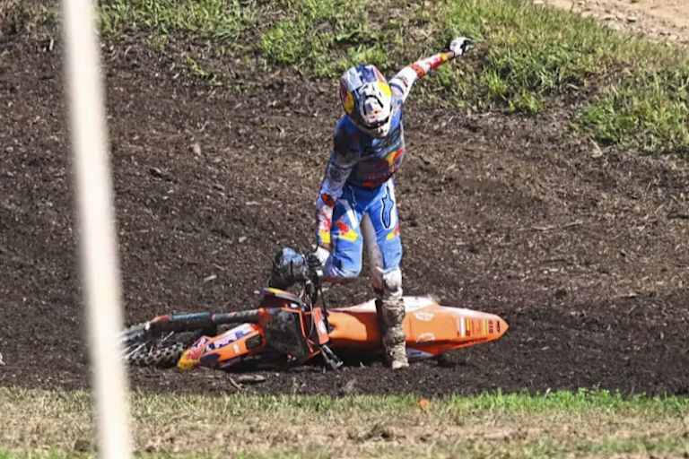 Chase Sexton stürzte mit blockiertem Vorderrad