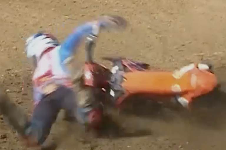 Chase Sexton stürzte im zweiten Lauf