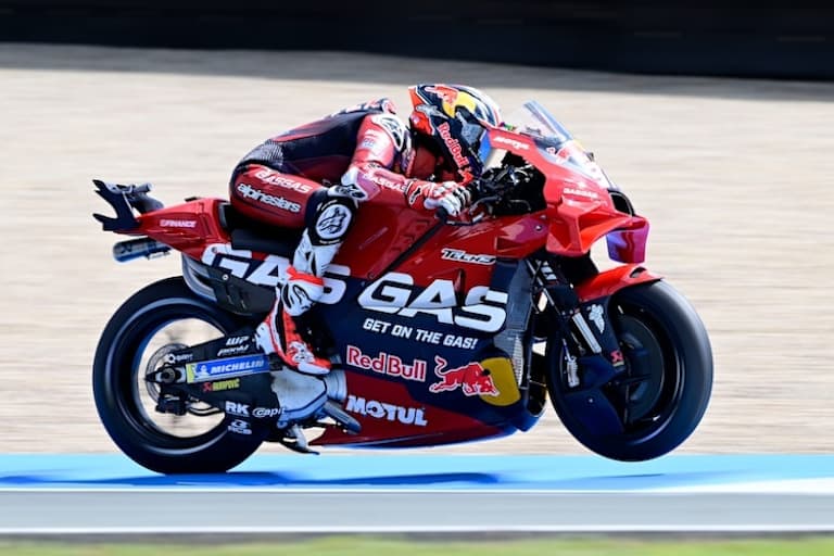Der WM-Sechste bei der Arbeit in Assen