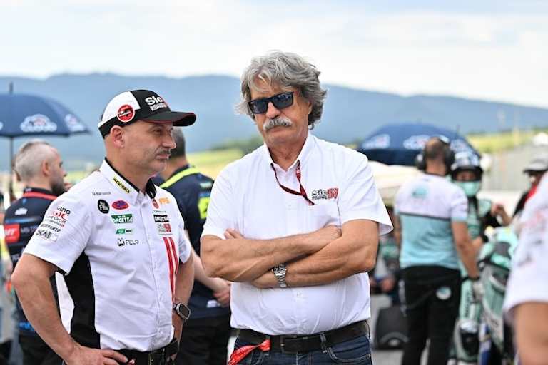 Paolo Simoncelli (rechts) hatte in Mugello Grund zur Freunde – und musste sich auch ärgern