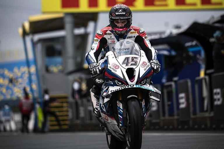 Scott Redding sorgte als Achter für das beste BMW-Finish