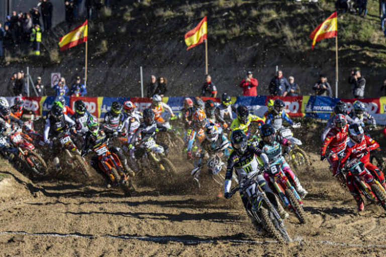 Die neue TF 250-X hat sich in Talavera am Start schon bewährt