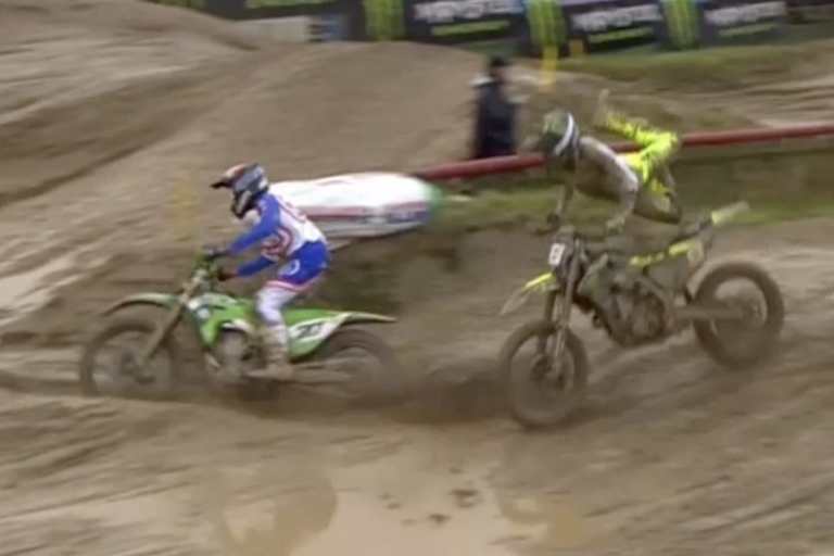 Camden McLellan flog in der ersten Runde ab