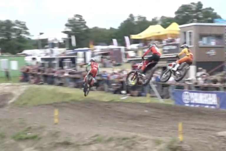 Nagl musste sich im zweiten Rennen gegen Sterry und Toendel durchsetzen