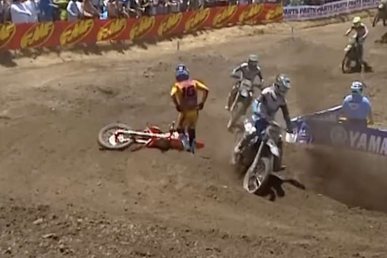 Tom Vialle stürzte im ersten Lauf