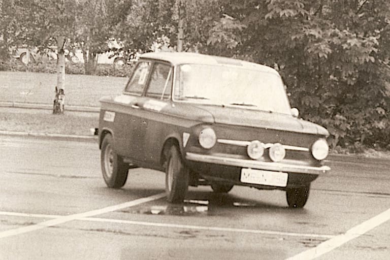 Beim ADAC Auto-Slalom Hessen 1970