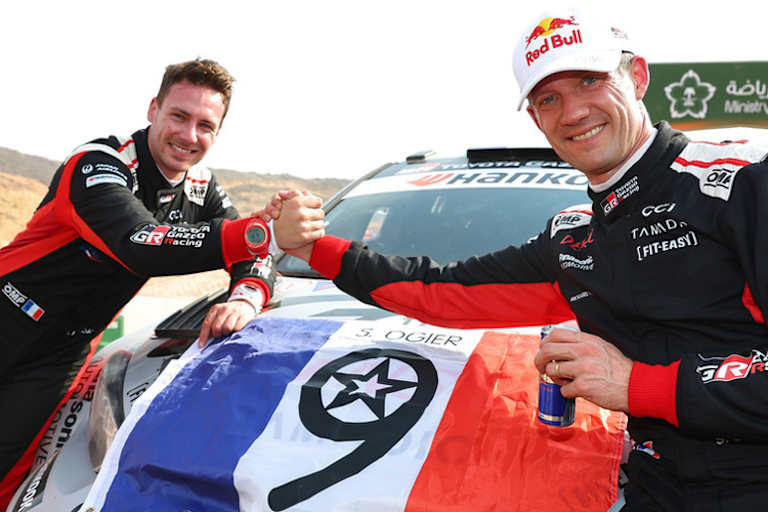 Sebastien Ogier und Vincent Landais auf Toyota auch in 2026 bei der Rallye-WM am Start
