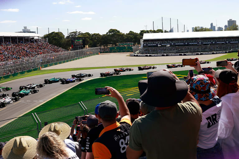 Etablierter Austragungsort der Formel 1: Der Albert Park in Melbourne