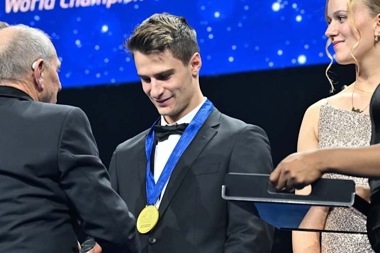 Simon Längenfelder bei der FIM-Weltmeister-Gala