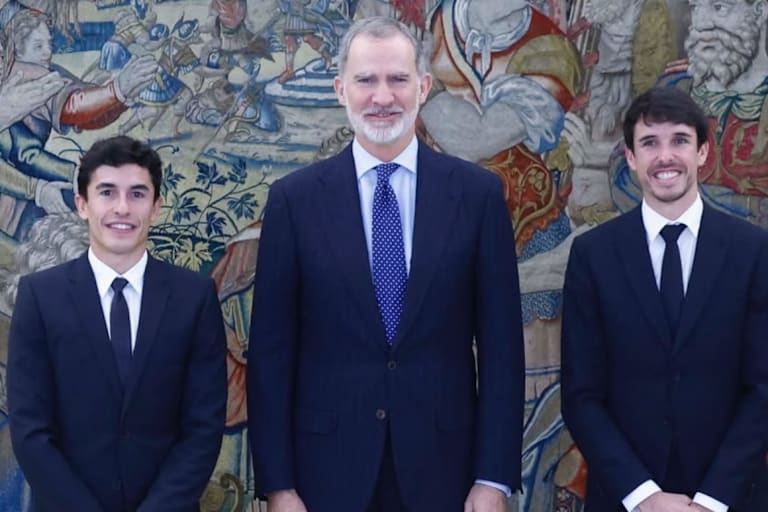 Marc und Alex Marquez mit König Felipe VI.